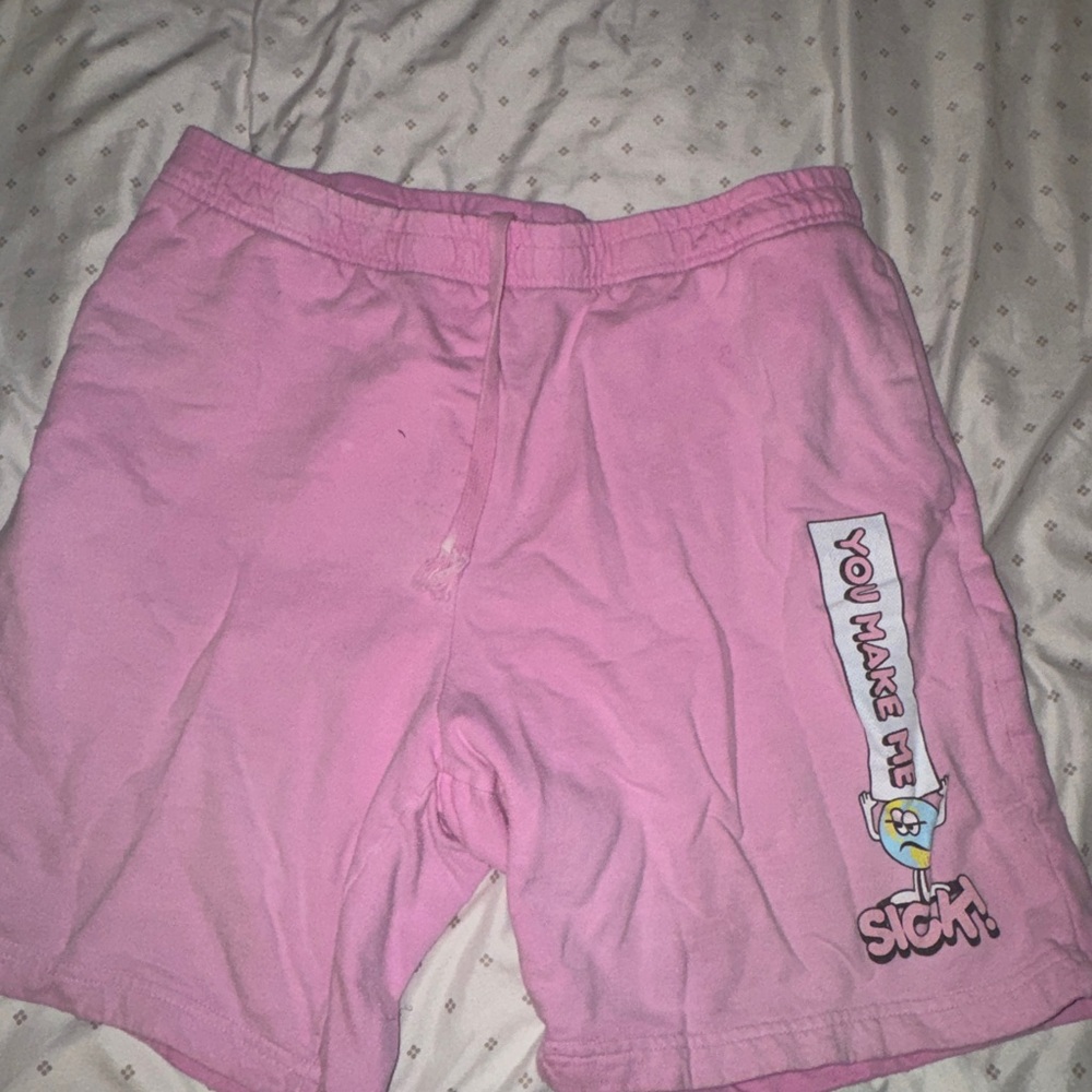 Pink Graphic Women's Bike Shorts